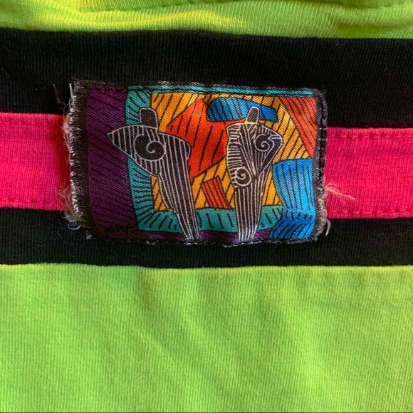 Vintage RARE NeoMax by Peter Max 80s bodycon dress - Picture 5 of 12